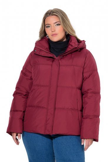 Ulla Popken 851832 Tepitud jope Punane - Joped - Suured naiste jakid