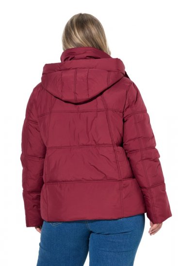 Ulla Popken 851832 Tepitud jope Punane - Joped - Suured naiste jakid