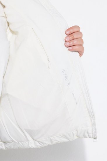Ulla Popken 851833 Tepitud vest püstkraega Luuvalge - Vestid - 