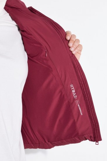 Ulla Popken 851833 Tepitud vest püstkraega Punane - Vestid - 