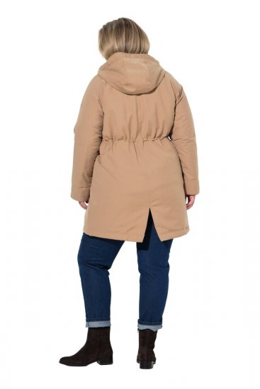 Ulla Popken 852028 Parka Beež - Mantlid - Naiste mantlid suurtes suurustes