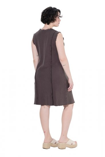 Ulla Popken 852190 Jersey-kleit Mahagonipruun - Suvekleidid - Naiste suvekleidid suurtes suurustes