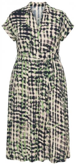 Ulla Popken 852257 Mustriline maksikleit Taupe - Maksikleidid - Plusssuuruses maxikleidid