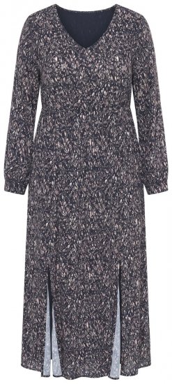 Ulla Popken 852606 Mustriline maksikleit Must - Maksikleidid - Plusssuuruses maxikleidid