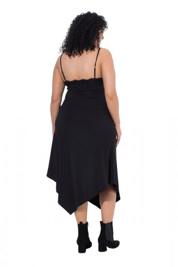 Ulla Popken 852636 Ümbrikkleit Must - Trikookleidid - 