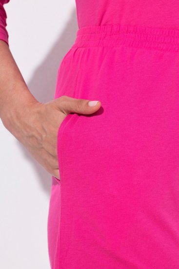 Ulla Popken 852752 Triibulised pidžaamašortsid 2 tk Roosa - Pidžaama/Loungewear - 