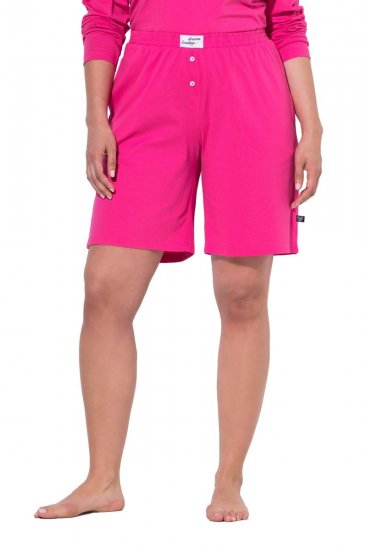 Ulla Popken 852752 Triibulised pidžaamašortsid 2 tk Roosa - Pidžaama/Loungewear - 