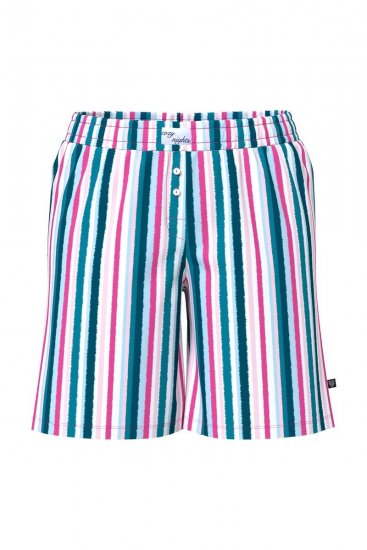 Ulla Popken 852752 Triibulised pidžaamašortsid 2 tk Roosa - Pidžaama/Loungewear - 