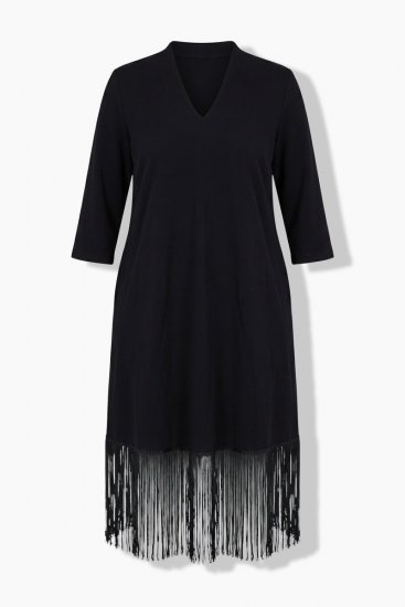 Ulla Popken 852937 Jersey-kleit Must - Trikookleidid - 