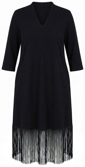 Ulla Popken 852937 Jersey-kleit Must - Trikookleidid - 