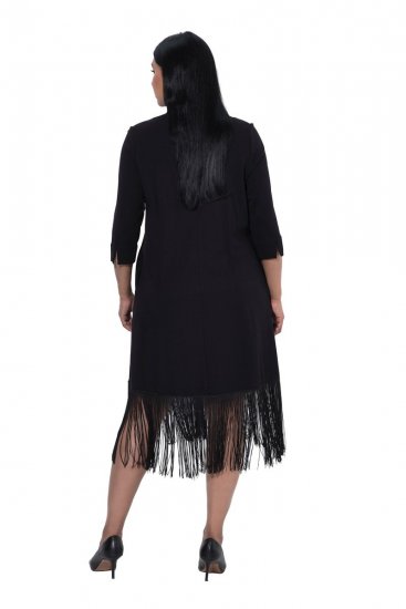 Ulla Popken 852937 Jersey-kleit Must - Trikookleidid - 