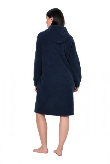 Ulla Popken 853353 Kapuutsiga kodukleit Tumesinine - Pidžaama/Loungewear - 