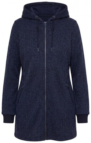 Ulla Popken 853577 Fliisjakk Tumesinine - Joped - Suured naiste jakid