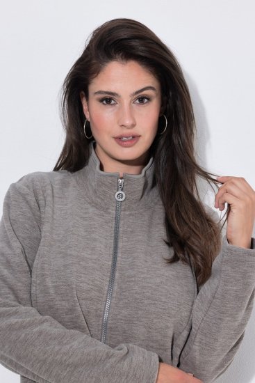 Ulla Popken 853668 Fliisjakk püstkraega Hall - Fleece riided - 