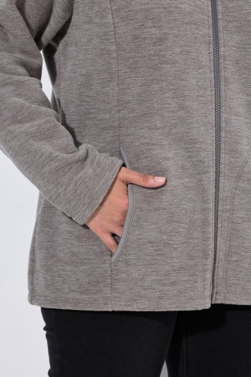 Ulla Popken 853668 Fliisjakk püstkraega Hall - Fleece riided - 