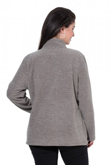 Ulla Popken 853668 Fliisjakk püstkraega Hall - Fleece riided - 