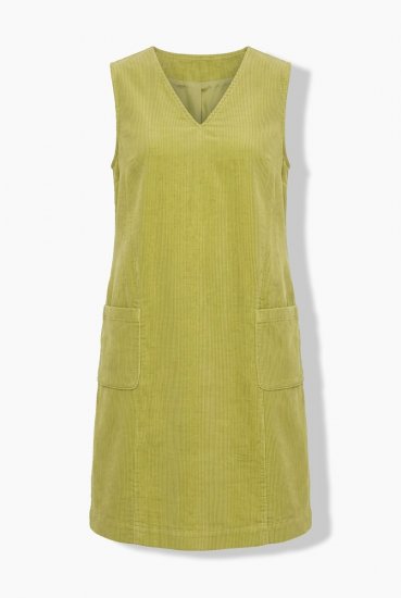 Ulla Popken 853697 Taskutega varrukateta velvetkleit Heleroheline - Suvekleidid - Naiste suvekleidid suurtes suurustes