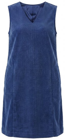 Ulla Popken 853697 V-kaelusega varrukateta velvetkleit Tumesinine - Suvekleidid - Naiste suvekleidid suurtes suurustes