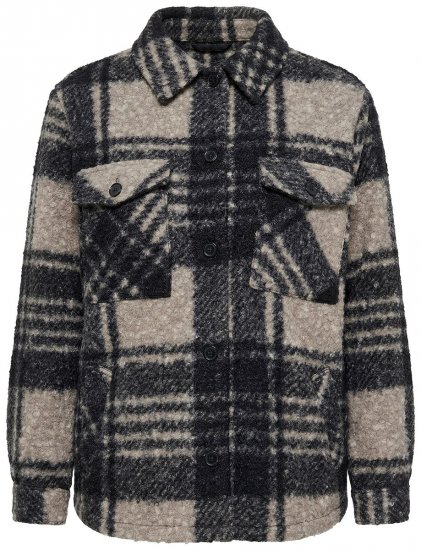 Ulla Popken 853709 Teddyjakk Beež - Joped - Suured naiste jakid