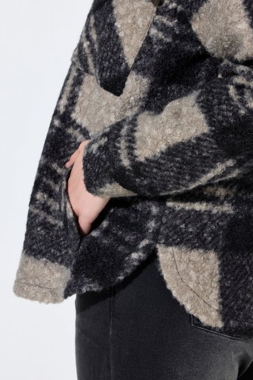 Ulla Popken 853709 Teddyjakk Beež - Joped - Suured naiste jakid