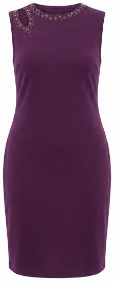 Ulla Popken 853766 Kivikestega bodycon-kleit Ploom - Õhtukleidid - Õhtukleidid suurtes suurustes