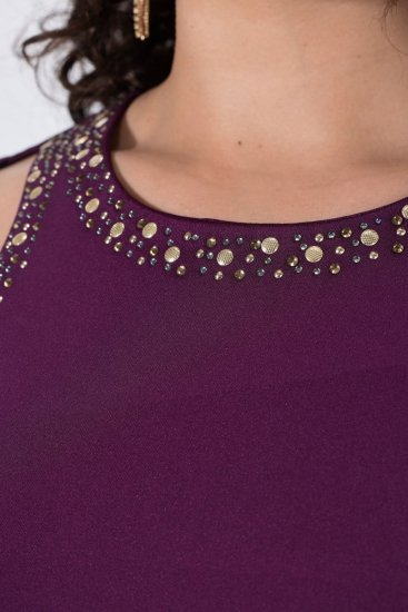 Ulla Popken 853766 Kivikestega bodycon-kleit Ploom - Õhtukleidid - Õhtukleidid suurtes suurustes