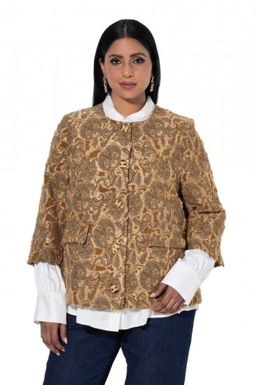 Ulla Popken 853996 Jakk Helepruun - Joped - Suured naiste jakid
