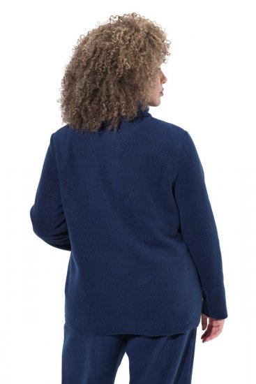 Ulla Popken 854200 Fliisjakk Tumesinine - Joped - Suured naiste jakid