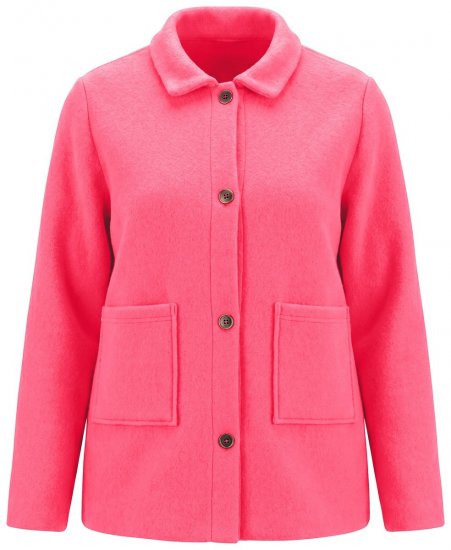 Ulla Popken 854200 Fliisjakk Roosa - Joped - Suured naiste jakid