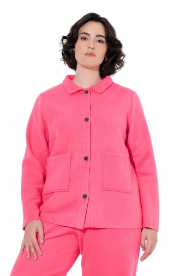 Ulla Popken 854200 Fliisjakk Roosa - Joped - Suured naiste jakid