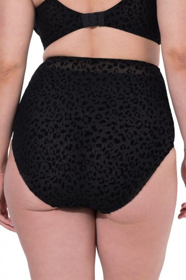 Ulla Popken 854551 Loomamustrilised bokser-aluspüksid Must - Aluspüksid - 