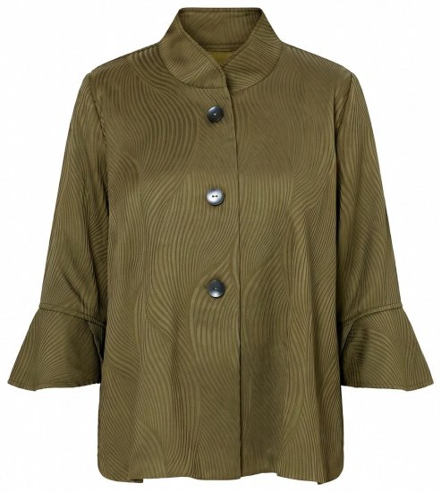 Ulla Popken 855125 Jakk Khaki - Joped - Suured naiste jakid