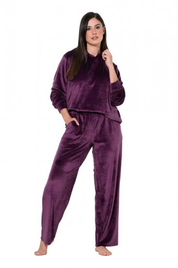 Ulla Popken 856119 Kodupüksid Ploom - Pidžaama/Loungewear - 