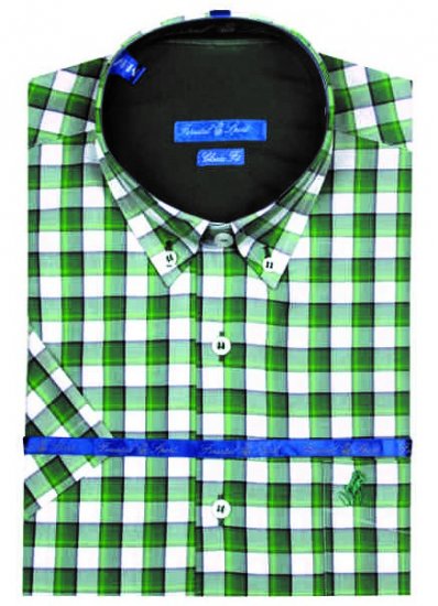 Forestal 901222E Check Shirt Green - Särgid - Meeste suured särgid 2XL – 8XL