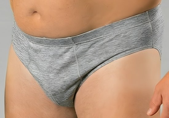20 Nodi 934 Stretch Cotton Briefs Grey - Aluspüksid - Meeste Aluspüksid Suured Suurused