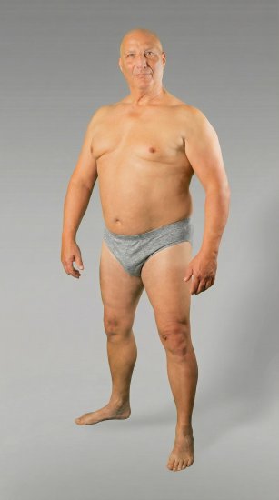 20 Nodi 934 Stretch Cotton Briefs Grey - Aluspüksid - Meeste Aluspüksid Suured Suurused