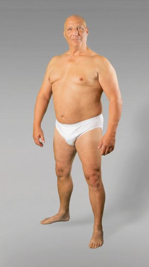 20 Nodi 934 Stretch Cotton Briefs White - Aluspüksid - Meeste Aluspüksid Suured Suurused