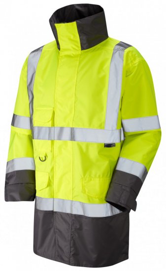 Leo Torridge Breathable Lightweight Anorak Hi-Vis Yellow - Tööriided - Suured tööriided