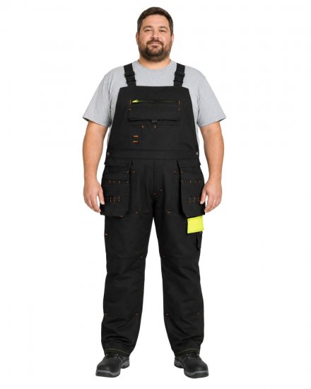 Adamo 109100 Traksipüksid Mustad - Tööriided - Suured tööriided