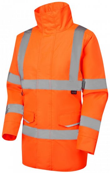 Leo Cheristow EcoViz 4K Women's Baffle Lined Anorak Hi-Vis Orange - Tööriided - 