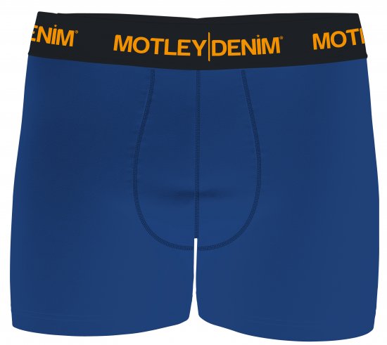 Motley Denim Amsterdam Boxershorts Royal Blue 2-pack - Aluspesu ja ujumisriided - Aluspesu 2XL-8XL