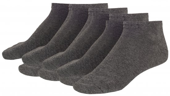 Adamo Anton sneaker-socks Charcoal 4-pack - Aluspesu ja ujumisriided - Aluspesu 2XL-8XL