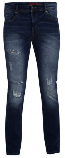 D555 Asher 1959 Stretch Jeans with rips - Teksad ja Püksid - Meeste suured teksad W40 – W70