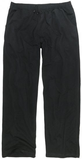 Adamo Athen Sweatpants with Open Hem Black - Dressipüksid ja -šortsid - Spordipüksid ja Lühikesed Spordipüksid
