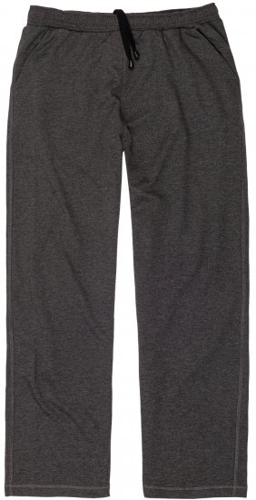 Adamo Athen Sweatpants with Open Hem Charcoal - Dressipüksid ja -šortsid - Spordipüksid ja Lühikesed Spordipüksid