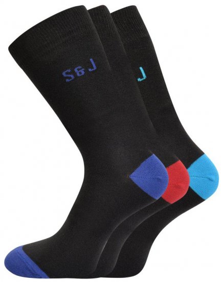 Smith & Jones Blear 3-pakk Sokid (46-49) - Aluspesu ja ujumisriided - Aluspesu 2XL-8XL