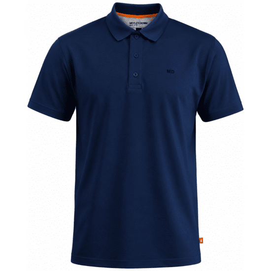 Motley Denim Bratislava Polo Navy - Polosärgid - Meeste suured polosärgid 2XL – 8XL