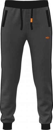 Motley Denim Bremen Sweatpants Charcoal/Black - Dressipüksid ja -šortsid - Spordipüksid ja Lühikesed Spordipüksid