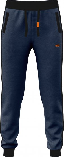 Motley Denim Bremen Sweatpants Dark Indigo/Black - Dressipüksid ja -šortsid - Spordipüksid ja Lühikesed Spordipüksid