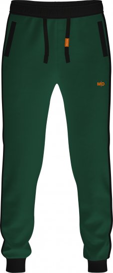 Motley Denim Bremen Sweatpants Racing Green/Black - Dressipüksid ja -šortsid - Spordipüksid ja Lühikesed Spordipüksid
